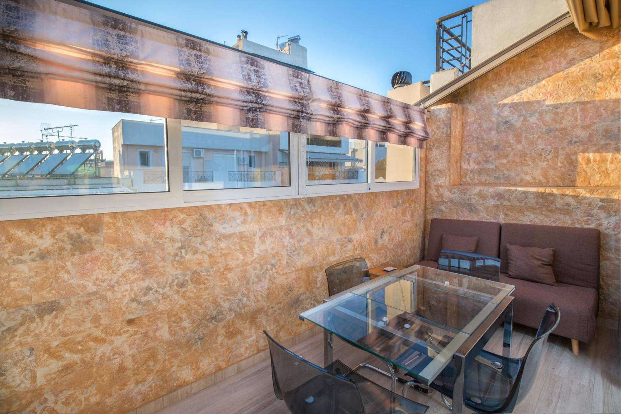 Cosy Apartment With Terrace Near Metro Station Atina Dış mekan fotoğraf